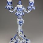 Candelabra - With the so-called onion pattern or Zwiebelmuster (part of a tableware set for 12 persons)
