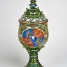 Ornamental cup - with the coat of arms of the Zichy family