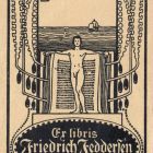 Ex-libris (bookplate) - Friedrich Feddersen