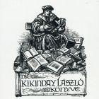 Ex-libris (bookplate) - Book of Dr. László Kikinday