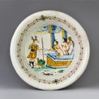 Dish - With depicting the story of Diana and Actaeon