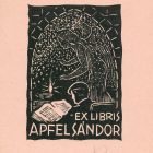 Ex-libris (bookplate) - Sándor Apfel