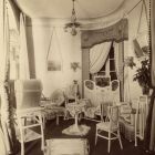 Exhibition photograph - ladies' lounge, in the Hungarian applied arts' pavilion, Paris Universal Exposition 1900