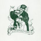 Ex-libris (bookplate) - Book of Gyula Lux