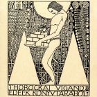 Ex-libris (bookplate) - From the library of the family of Ede Thoroczkai Vigand