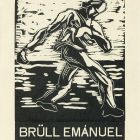 Ex-libris (bookplate) - Book of Emánuel Brüll