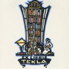 Ex-libris (bookplate) - Tekla (Ösztreicher)