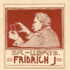 Ex-libris (bookplate) - J. Fridrich