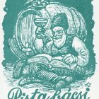 Ex-libris (bookplate) - Book of uncle Pista