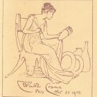 Ex-libris (bookplate) - Géza Nikelszky (ipse)