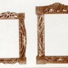 Photograph - Carved picture frames, designed by Pál Horti