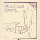 Ex-libris (bookplate) - Book of László Gál