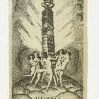 Ex-libris (bookplate) - Mihály Pintér