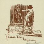 Ex-libris (bookplate) - The property of Tibor Pinterits