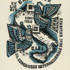 Ex-libris (bookplate) - F(erenc) Galambos