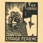 Ex-libris (bookplate) - Ferenc Csörge