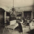 Interior photograph - grand salon in the Pálffy Castle of Bazin