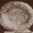 Photograph - silver plate depicting Alexander the Great covering the corpse of Darius with his cloak