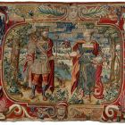 Tapestry - King Solomon and his fiancée Sulamit (illustration for Song of Songs Part VII)