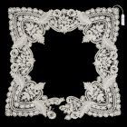 Handkerchief lace border