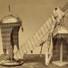 Photograph - persian helmets at the Exhibition of Applied Arts 1876