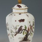Ornamental vessel with lid - With birds sitting on branches; from the collection of Augustus II the Strong, Elector of Saxony and King of Poland