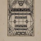 Advertising Card Design - for the Stained Glass Artist Miksa Róth