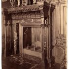 Interior photograph - fireplace in the work room in the Emmer Palace, Buda (Bem embankment 8.)