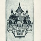 Ex-libris (bookplate) - Imre Bauer