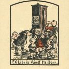 Ex-libris (bookplate) - Adolf Heilborn