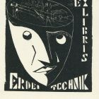 Ex-libris (bookplate) - Erdei Technik