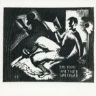 Ex-libris (bookplate) - Wiltner Willibald