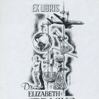 Ex-libris (bookplate) - Dr. Elizabeth Rasko
