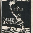 Ex-libris (bookplate) - Berthold Adler