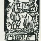 Ex-libris (bookplate) - LP Pál Lehotai, Debrecen