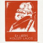 Ex-libris (bookplate) - Lajos Kolozs