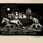 Ex-libris (bookplate) - Imre Weisz