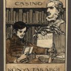 Ex-libris (bookplate) - From the library of National Casino