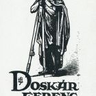 Ex-libris (bookplate) - Book of Ferenc Doskár Jr.