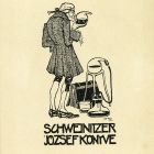 Ex-libris (bookplate) - The book of József Schweinitzer