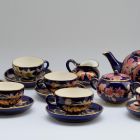 Tea set - (for 6 persons) after Baron Rothschild's orchid set