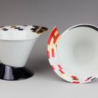 Soup plate (small, part of a set) - In the spirit of László Moholy-Nagy