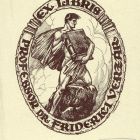 Ex-libris (bookplate) - professori dr. Friderici Verzár