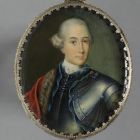 Miniature portrait - August William (1722-1758) Prince of Prussia