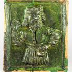 Stove tile - depicting a man with beard