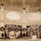 Exhibition photograph - The Hall of Festivities, Turin International Exhibition of Decorative Art, 1902.