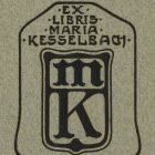 Ex-libris (bookplate) - Maria Kesselbach