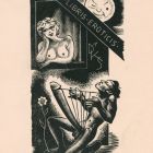 Ex-libris (bookplate) - eroticis Dr. KS (Dr. Sándor Kerekes)