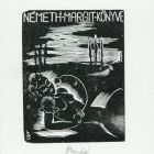 Ex-libris (bookplate) - Book of Margit Németh