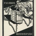 Ex-libris (bookplate) - István Roth